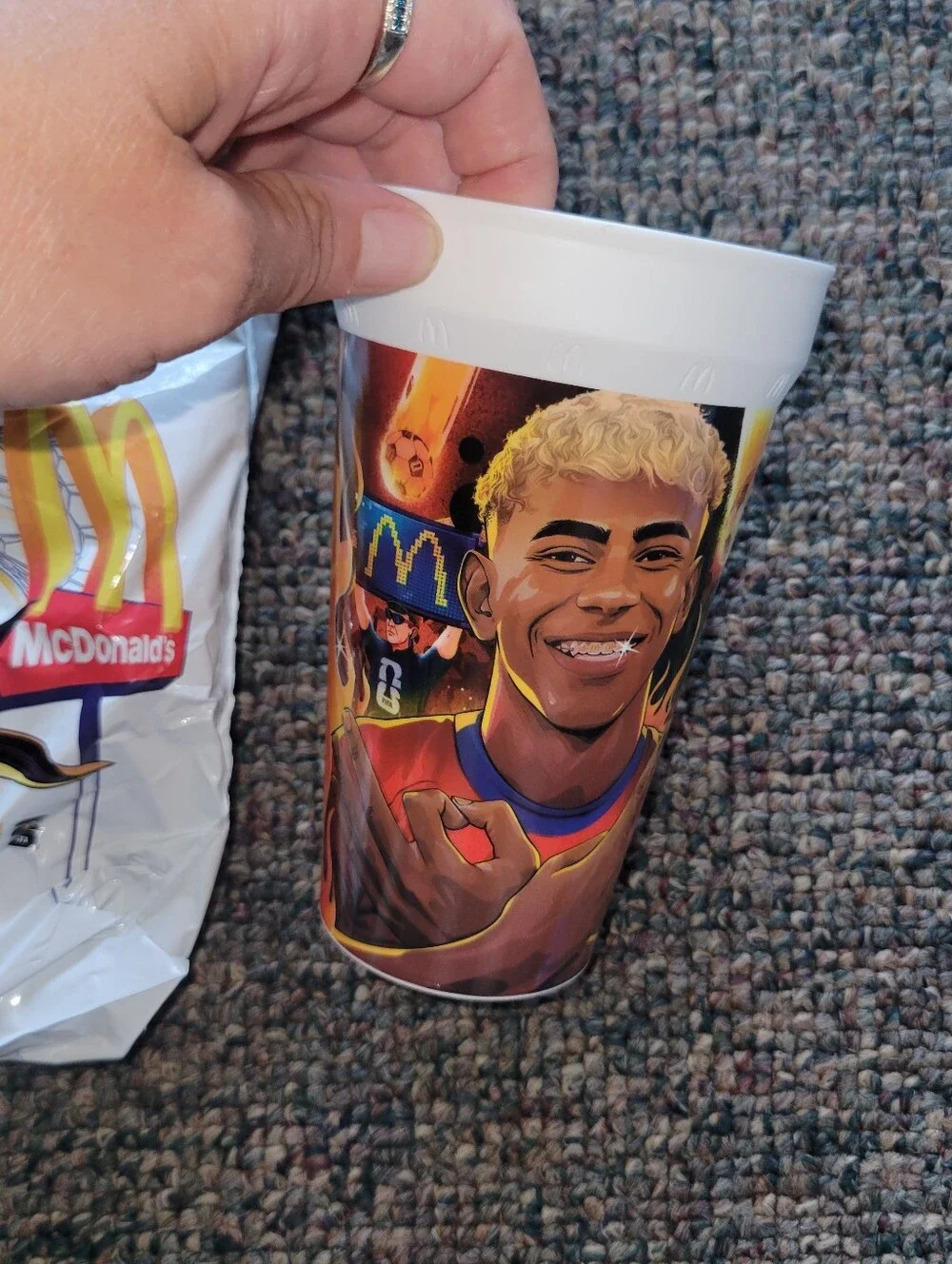 Illustrated Soccer Player Collectible